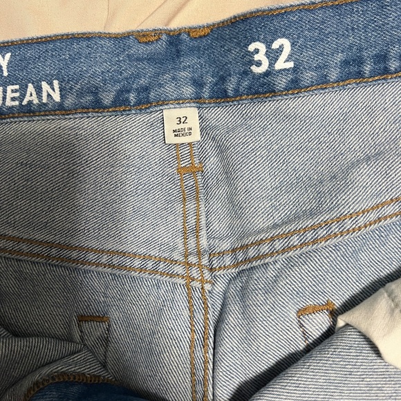 J. Crew Light Blue Patterned Straight Leg Jeans - Picture 9 of 10